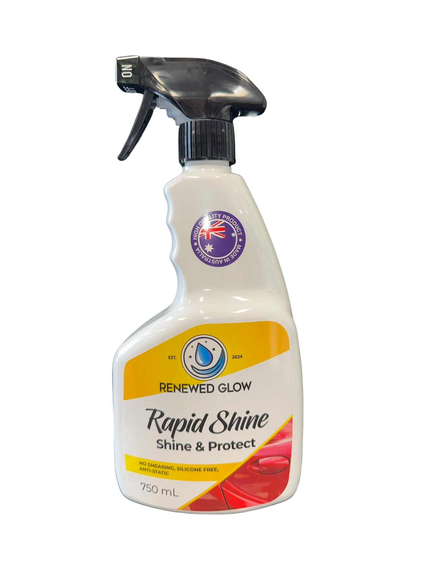 Renewed Glow Rapid Shine for paint, chrome and painted plastics