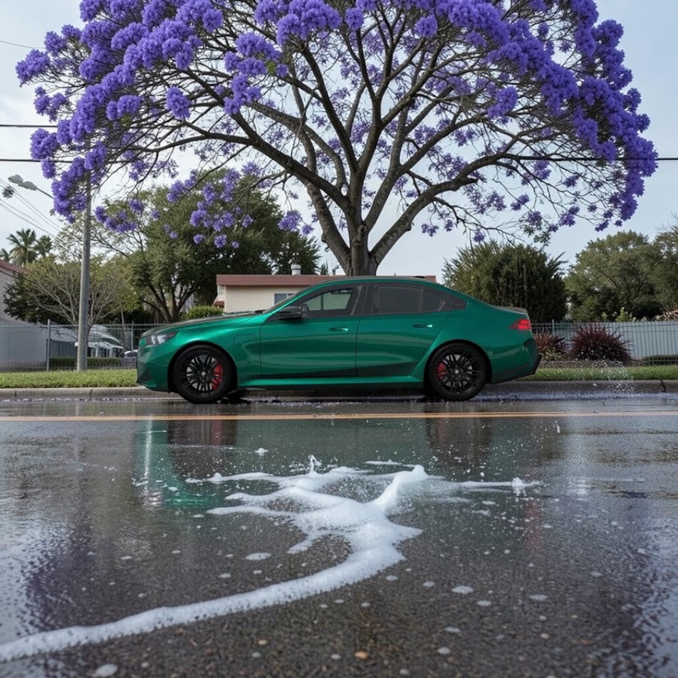 Beamer looking spectacular after Renewed Glows Auto wash bath