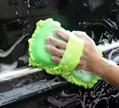 Premium scratch-free microfibre wash pad